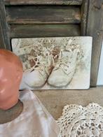Brocante prentje babyschoentjes, Antiek en Kunst, Ophalen of Verzenden