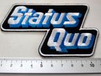 Status Quo leuke shaped patch s82 € 6,00, Verzenden, Nieuw, Kleding