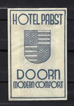 417 Doorn hotel PABST, Ophalen of Verzenden, Nederland