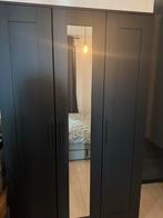 Ikea Brimnes Kast Zwart - Zo Goed Als Nieuw!, Huis en Inrichting, Kasten | Kledingkasten, Ophalen, 100 tot 150 cm, Glas, Zo goed als nieuw