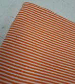gestreepte tricot, 120 cm of meer, Oranje, Ophalen of Verzenden, Katoen