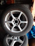 winterbanden op aluminium veld 100 / 108 vierkant, Auto-onderdelen, Banden en Velgen, Ophalen, Gebruikt, 15 inch, Banden en Velgen