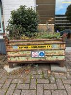 Stalen bakken van Kruizinga exclusief planten  125x85x70cm, Tuin en Terras, Bloembakken en Plantenbakken, Ophalen, Tuin, Gebruikt