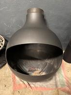 Unieke design haard Focus bathyscafocus houtkachel, Ophalen, Houtkachel, Zo goed als nieuw, Vrijstaand