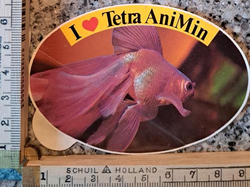 Vintage I️ Tatra Animin visvoer subtropische vis aquarium, Verzamelen, Stickers, Zo goed als nieuw, Overige typen, Ophalen of Verzenden
