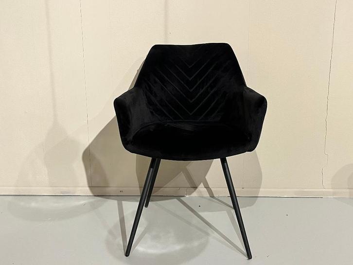 Te koop: Riverdale Eetkamerstoel, Huis en Inrichting, Stoelen, Zo goed als nieuw, Eén, Zwart, Ophalen of Verzenden