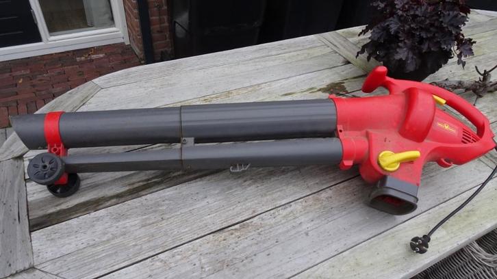 bladblazer, Tuin en Terras, Bladblazers, Gebruikt, Handgedragen, Elektrisch, Met versnipperfunctie, Met neuswiel, Met zuigfunctie