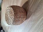Rieten poef / krukje/ plantentafel, Ophalen, Minder dan 50 cm, Rond, Minder dan 50 cm