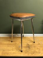 Prachtig Retro/Vintage Jaren 60 Krukje Chroom., Cornwall Vintage & Retro Recycle Product., Gebruikt, Staal, Cornwallantiques@hotmail.com