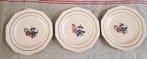 St Amandinoise borden, zalmroze, "LYS", 3 x, Antiek en Kunst, Ophalen of Verzenden
