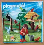 4203 playmobil voederhuisje voor vogels, 1 onderdeel mist, Ophalen of Verzenden, Zo goed als nieuw, Complete set