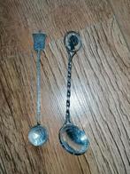 Zilveren bevrijdings theelepeltjes Wilhelmina 1944, Antiek en Kunst, Ophalen of Verzenden