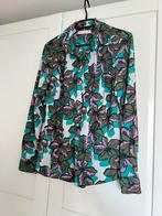 Studio anneloes bobby leaf blouse M army/fuchsia, Maat 38/40 (M), Ophalen of Verzenden, Zo goed als nieuw, Roze