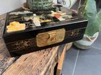 Chinese sieradenkist speksteen jade groot chinees kist, Antiek en Kunst, Ophalen of Verzenden