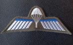 Landmacht Parawing - Geborduurde Badge, Ophalen of Verzenden, Luchtmacht, Nederland, Lintje, Medaille of Wings