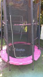 Roze Salta kinder trampoline 140 cm, Ophalen, Gebruikt