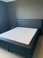 Tweepersoonsbed Infinity boxspring – 200 x 180 cm, Huis en Inrichting, Ophalen, Zwart, Tweepersoons, Zo goed als nieuw