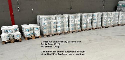 12 Emmers Pvc lijm Gerfix Super voor Dry-back vloeren = €895, Huis en Inrichting, Stoffering | Vloerbedekking, Nieuw, Laminaat