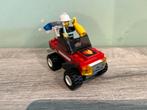 Lego 7241 fire car met instructie brandweerauto, Ophalen of Verzenden, Zo goed als nieuw