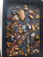 Lot met tijgeroog cabochons, Sieraden, Tassen en Uiterlijk, Edelstenen, Ophalen of Verzenden