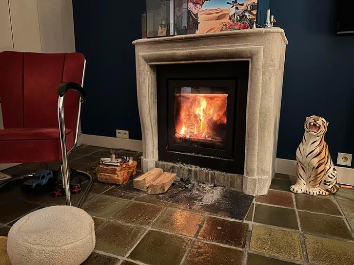 Dik Geurts Instyle 500 Inzethaard, Huis en Inrichting, Haarden, Gebruikt, Houthaard, Ophalen