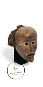 Fijn gesneden Katoyo chokwe masker( congo-angola), Antiek en Kunst, Ophalen of Verzenden
