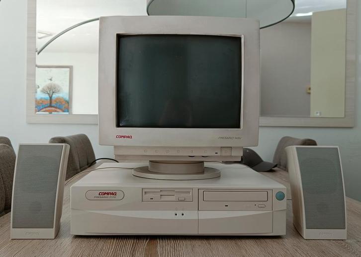 Compaq Presario 7170 Pentium 90 8MB S3 ESS, Computers en Software, Vintage Computers, Ophalen of Verzenden