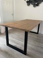Eettafel, Huis en Inrichting, Ophalen, Eikenhout, 50 tot 100 cm, Zo goed als nieuw