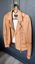 Massimo Dutti 100% schaapsleer jas maat XS Cognac lichtbruin, Ophalen of Verzenden, Zo goed als nieuw, Maat 34 (XS) of kleiner