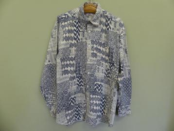 Vintage overhemd blouse lange mouwen maat M | HIP 2e Hands |
