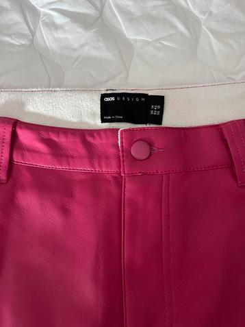 Nepleren Roze ASOS Design Broek - Maat 42/44 (L) beschikbaar voor biedingen