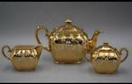 Sadler Gold Lustre 3 delige thee-set 1950 Zeldzaam + theepot, Antiek en Kunst, Ophalen of Verzenden