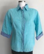 VANITY damesblouse Made in Italy maat M (38/40) Turquoise, Kleding | Dames, Blouses en Tunieken, Maat 38/40 (M), Overige kleuren