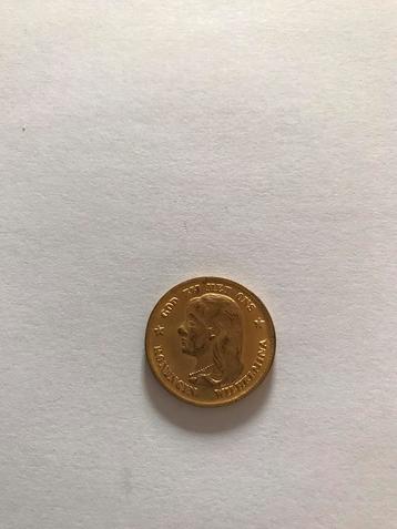 wilhelmina gouden 10 gulden munt zie foto’s en omschrijving beschikbaar voor biedingen