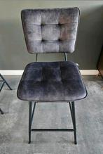 4 stuks Manou barstoelen antraciet Henders & Hazel, Ophalen, Zwart, Zo goed als nieuw, Modern
