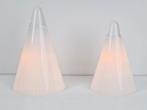 set van 2 vintage ilu di vetro teepee lamp melk glas 1980, N, N, Ophalen of Verzenden, Zo goed als nieuw