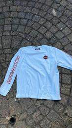 Te koop Harley Davidson shirt met lange mouwen, maat XL, Kleding | Heren, T-shirts, Wit, Maat 56/58 (XL), Ophalen of Verzenden