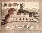 ÖSTERREICH:1920: (Notgeld) GUTSCHEIN der Gemeinde ALT-ARBING, Ophalen of Verzenden, Oostenrijk, Los biljet