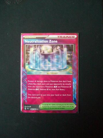 4251: Nieuwe Pokemon Kaart  NEUTRALIZATION ZONE (060/064) beschikbaar voor biedingen