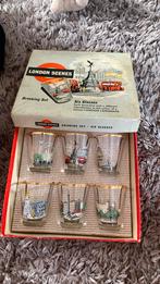 London scenes drinkglaasjes 6 stuks london landmarks, Antiek en Kunst, Ophalen of Verzenden