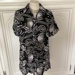 Blouse/mt.42/44 dunne crèpe georgette stof/zw.wit/maat 42/44, Biaggini, Ophalen of Verzenden, Zo goed als nieuw, Maat 42/44 (L)