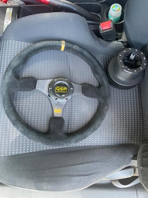 Qsp Alcantara race stuur (honda civic 2001/2006ep1/ep2/ep3, Auto-onderdelen, Besturing, Honda, Ophalen