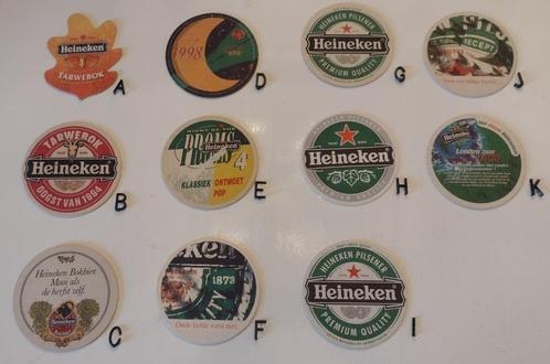 Heineken Bierviltjes. (A), Verzamelen, Biermerken, Gebruikt, Viltje(s), Heineken, Ophalen of Verzenden