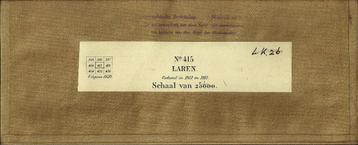 Topografische kaart - Laren No 415 - Uitgave 1920 beschikbaar voor biedingen