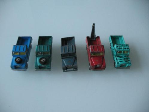 5 Oude Corgi Land-Rover jaren 60 – 70, Hobby en Vrije tijd, Modelauto's | Overige schalen, Gebruikt, Ophalen of Verzenden