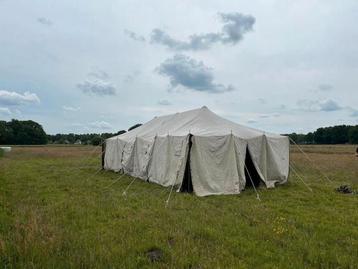 Legertent groepstent 5x10 meter beschikbaar voor biedingen