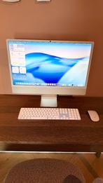 IMac M4 Zilver 24GB RAM 512GB opslag, Computers en Software, Apple Desktops, SSD, IMac, Zo goed als nieuw, 512 GB