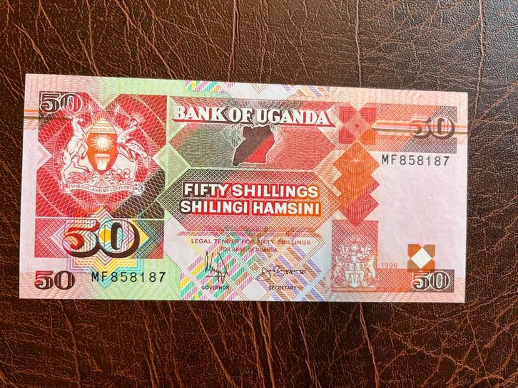 Oeganda 50 shilling 1996 UNC, Postzegels en Munten, Bankbiljetten | Afrika, Los biljet, Overige landen, Ophalen of Verzenden