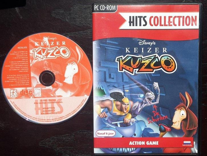 PC Game - Keizer Kuzco - Action Game, Spelcomputers en Games, Games | Pc, Zo goed als nieuw, Avontuur en Actie, 1 speler, Vanaf 3 jaar