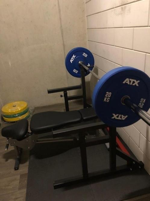 Complete home gym, Sport en Fitness, Fitnessapparatuur, Zo goed als nieuw, Krachtstation, Armen, Benen, Borst, Buik, Rug, Metaal